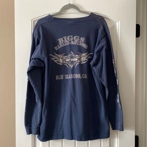 Vintage long sleeve Harley Davidson tshirt